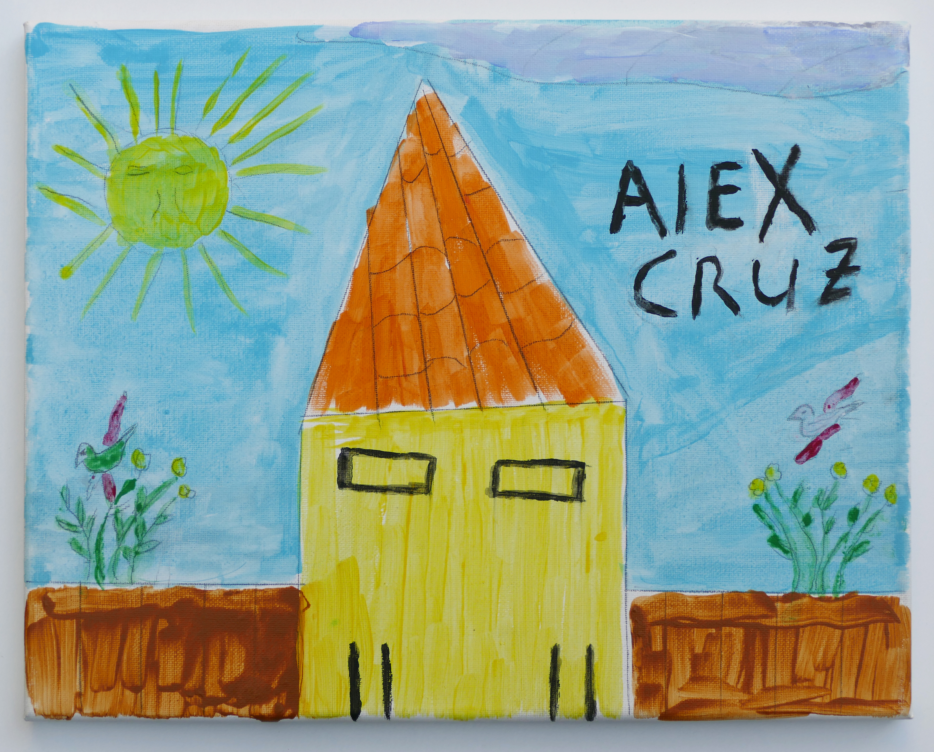 Alex Cruz painting